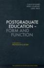 Image for Postgraduate Education - Form and Function