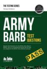 Image for Army BARB Test Questions: Sample Test Questions for the British Army Recruit Battery Test