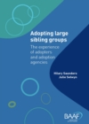 Image for Adopting large sibling groups  : the experience of adopters and adoption agencies