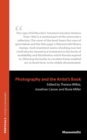 Image for Photography and the Artist&#39;s Book