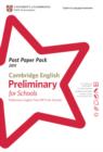 Image for Past Paper Pack for Cambridge English: Preliminary for Schools 2011 Exam Papers and Teachers&#39; Booklet with Audio CD