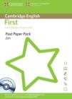 Image for Past Paper Pack for Cambridge English First 2011 Exam Papers and Teachers&#39; Booklet with Audio CD