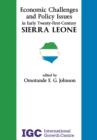 Image for Economic challenges and policy issues in early twenty-first-century Sierra Leone