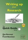 Image for Writing Up Your Research : Quick Guide