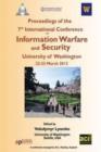 Image for Proceedings of the 7th International Conference on Information Warfare and Security: ICIW 2012