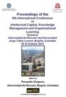 Image for Proceedings of the 9th International Conference on Intellectual Capital, Knowledge Management &amp; Organisational Learning: the Universidad del Rosario and the Universidad Jorge, Tadeo Lozano, Bogota, Columbia, 18-19 October 2012