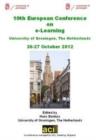 Image for The proceedings of the 11th European Conference on e-Learning: University of Groningen, The Netherlands 26-27 October 2012