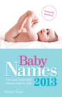Image for Baby Names 2013