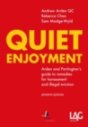 Image for Quiet enjoyment  : Arden and Partington&#39;s guide to remedies for harassment and illegal eviction