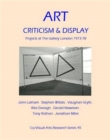Image for Art, Criticism and Display