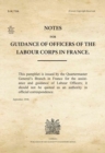 Image for Notes for Guidance of Officers of the Labour Corps in France