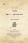 Image for Notes on pack transport