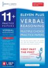 Image for 11+ Verbal Reasoning Multiple Choice Practice Papers : Pack 1
