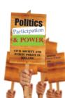 Image for Politics, Participation &amp; Power : Civil Society and Public Policy in Ireland
