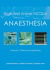 Image for Single best answer MCQs in anaesthesia