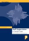 Image for Staff supervision in social care: making a real difference for staff and service users.