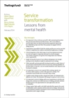 Image for Service transformation  : lessons from mental health