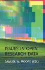 Image for Issues in open research data