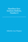 Image for Hamilton Kerr Institute Bulletin