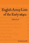 Image for English Army Lists of the Early 1640s