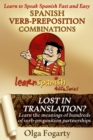 Image for SPANISH VERB - PREPOSITION COMBINATIONS