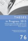 Image for Theses in Progress 2015 : Historical Research for Higher Degrees in the United Kingdom and the Republic of Ireland, Vol. 76