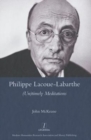 Image for Philippe Lacoue-Labarthe  : (un)timely meditations