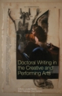 Image for Doctoral Writing in the Creative and Performing Arts