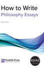 Image for How to Write Philosophy Essays