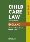 Image for Child care law  : a summary
