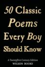 Image for 50 classic poems every boy should know