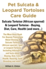 Image for Pet Sulcata &amp; Leopard Tortoises Care Guide Sulcata Tortoise (African Spurred) &amp; Leopard Tortoise - Buying, Diet, Care, Health (and More...)