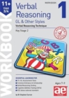 Image for 11+ Verbal Reasoning Year 3/4 GL &amp; Other Styles Workbook 1