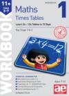 Image for 11+ Times Tables Workbook 1 : 15 Day Learning Programme for 2x - 12x Tables