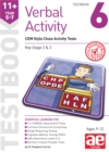 Image for 11+ Verbal Activity Year 5-7 Testbook 6: CEM Style Cloze Activity Tests