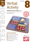 Image for 11+ Verbal Activity Year 5-7 Testbook 8: CEM Style Practice Papers 1-4
