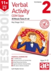 Image for 11+ Verbal Activity Year 5-7 CEM Style Testbook 2 : 20 Minute Tests 21-40
