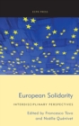 Image for European solidarity  : interdisciplinary perspectives