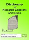 Image for Dictionary of Research Concepts and Issues