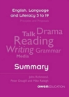 Image for English, Language and Literacy 3 to 19: Principles and Proposals - Summary