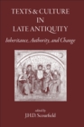 Image for Texts and Culture in Late Antiquity: Inheritance, Authority, and Change