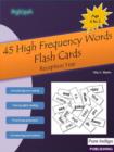 Image for 45 High Frequency Words Flash Cards : Reception Year (4-5)