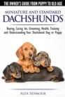 Image for Dachshunds - The Owner&#39;s Guide from Puppy to Old Age - Choosing, Caring For, Grooming, Health, Training and Understanding Your Standard or Miniature Dachshund Dog