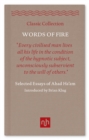 Image for Words of fire: selected essays of Ahad Ha&#39;am