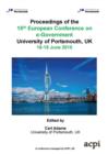 Image for Proceedings of the 15th European Conference on eGovernment