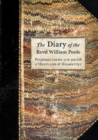 Image for The Diary of the Revd William Poole