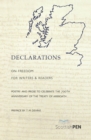 Image for Declarations on Freedom for Writers and Readers