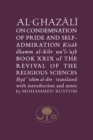 Image for Al-Ghazali on the Condemnation of Pride and Self-Admiration