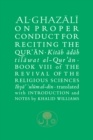 Image for Al-Ghazali on Proper Conduct for Reciting the Qur’an