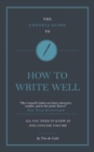 Image for The Connell Guide To How to Write Well